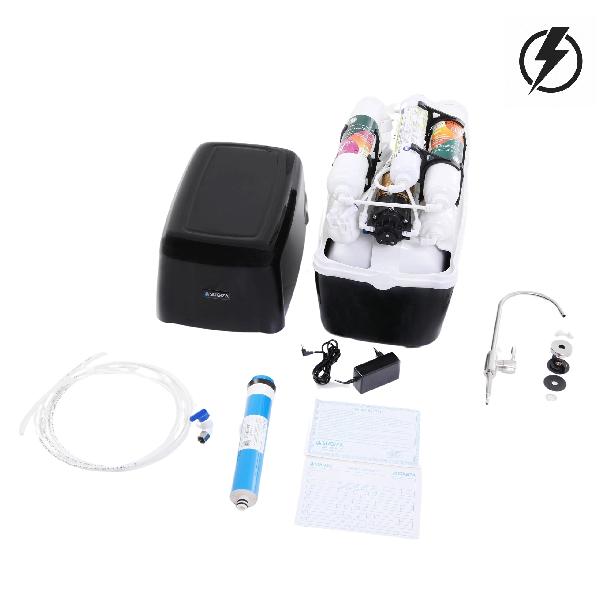 Sugiza PureOne Pro Su Arıtma Cihazı İç Görünüm